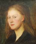 Jean Paul Selinger American 18501909 Profile Portrait of a Woman