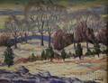 Edgar Otis Miner American 1915  2003 Snowy Field