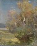 Manner of Albert Babb Insley American 18421937 Trees in Autumn