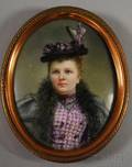 Portrait Miniature of a Woman