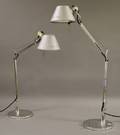 Pair of Artemide Tolomeo Mini Adjustable Metal Lamps