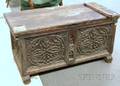 Italian Carved Walnut Cassone