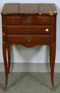 Small Louis XVI Style Inlaid and Veneered Dressing Table
