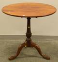 Chippendale Mahogany and Walnut Tea Table