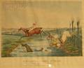 C Hunt British 19th Century After Henry Alken Jr Lot of Four Steeplechase Views