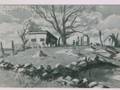 Aiden Lassell Ripley 1896  1969 Hilltop Farmyard View