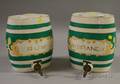 Pair of British Ceramic Liquor Dispensers