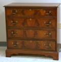 Georgianstyle Mahogany Veneer FourDrawer Chest