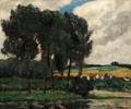 Louis Gustave Cambier Belgian 18741949 Country Landscape