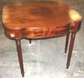 Pennsylvania Sheraton mahogany card table ca 1815