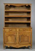 French Provincial Cherry Buffet a Deux Corps