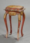 Venetian Rococo Style Polychrome Painted Work Table