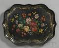 Papiermache Floralpainted Tray