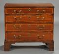 Chippendale Style Inlaid Mahogany Chest of Drawers