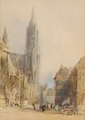 Henry Grant Lloyd BritishAustralian 18291904 Strassbourg Cathedral
