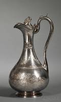 Coin Silver Claret Jug