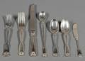 Tiffany  Co Sterling Palm Pattern Luncheon Service for Eight