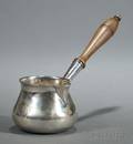 Early Federal Coin Silver Brandy Saucepan