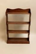 English Provincial Oak Hanging Bookcase