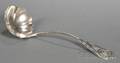 Coin Silver Medallion Soup Ladle