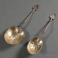 Two Gorham Sterling Lotus Pattern Serving Spoons