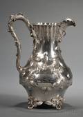 American Empire Coin Silver Presentation Water Pitcher