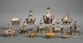 Extensive Collection of Silver Santos Figure Crowns