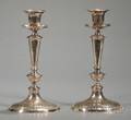 Pair of Sheffield Plate Candlesticks