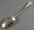 Large Danish Silver Stuffing Spoon