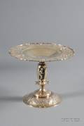 Victorian Renaissance Revival Goldwashed Silver Tazza