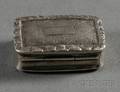 Victorian Silver Vinaigrette