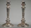 Pair of Matthew Boulton Sheffield Plate Candlesticks
