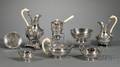 Fine EightPiece George III Silver Tea and Coffee Service