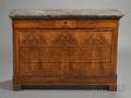 Louis Philippe Marbletop Mahogany Chest of Drawers