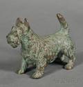 Marguerite Kirmse American 18851954 Small Bronze Figure of a Scottie Dog