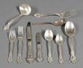 Reed  Barton Sterling Spanish Baroque Partial Flatware Service