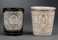 Two Russian Commemorative Beakers