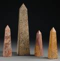Four Continental Marble Obelisks