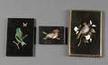 Three Pietra Dura Bird Plaques