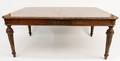 Walnut Renaissance Revival Style Dining Table