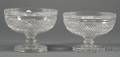 Pair of AngloIrish Cut Glass Footed Bowls