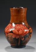 Moorcroft Red Flambe Pottery Vase