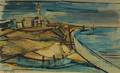 Ruth Schloss Israeli b 1922 Sidney Ali BeachAn Israel Landscape
