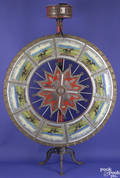Large Horse Race Wheel manufactured by HC Evans  Co Chicago Illinois
