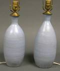 Pair of Morgan Pottery Table Lamps