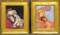 American School 20th Century Lot of Two Figure Studies