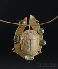 Macefield Jewelry Scarab on Neck Wire