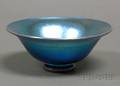 Steuben Blue Aurene Bowl