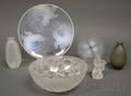 Six Pieces of Lalique and Sabino Art Glass