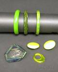 Six Bakelite Jewelry Items